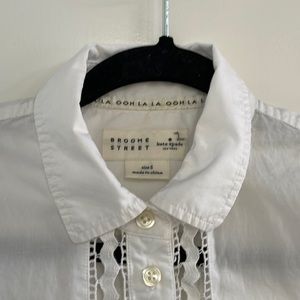 Kate Spade white shirtdress